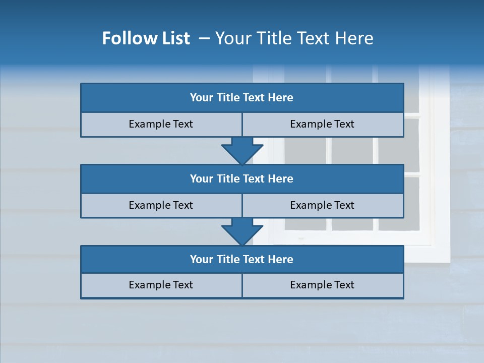 Traditional Exterior Wood PowerPoint Template
