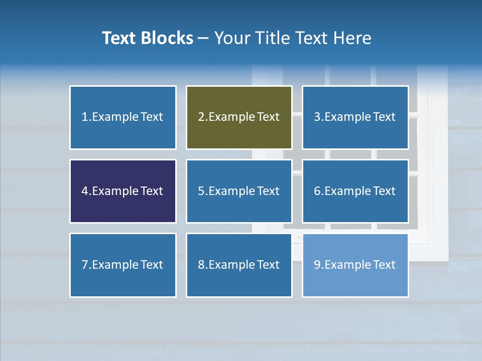 Traditional Exterior Wood PowerPoint Template