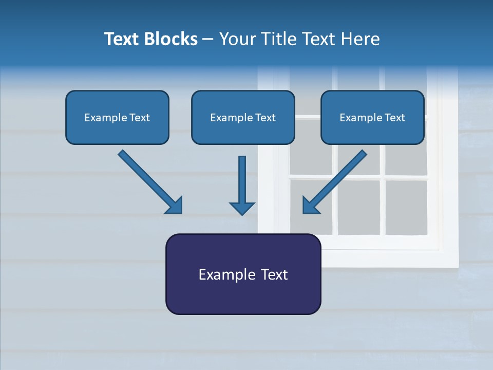Traditional Exterior Wood PowerPoint Template