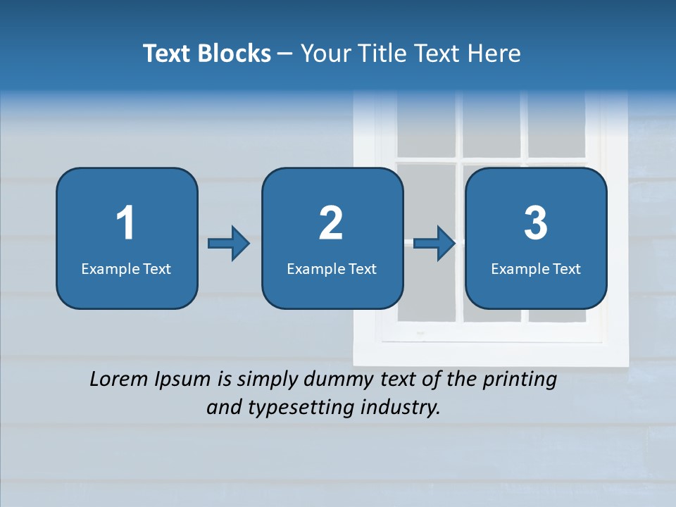 Traditional Exterior Wood PowerPoint Template