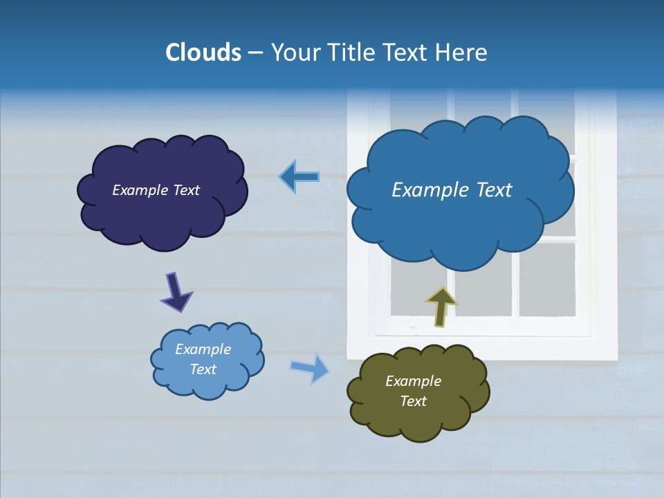 Traditional Exterior Wood PowerPoint Template