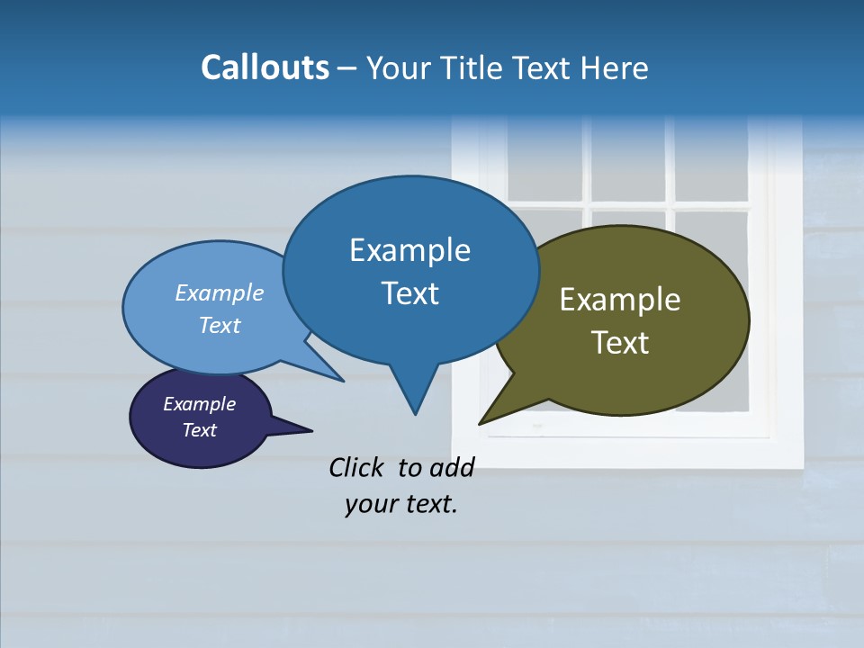 Traditional Exterior Wood PowerPoint Template