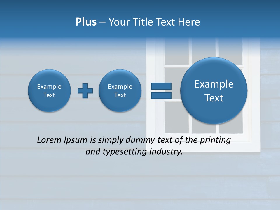 Traditional Exterior Wood PowerPoint Template