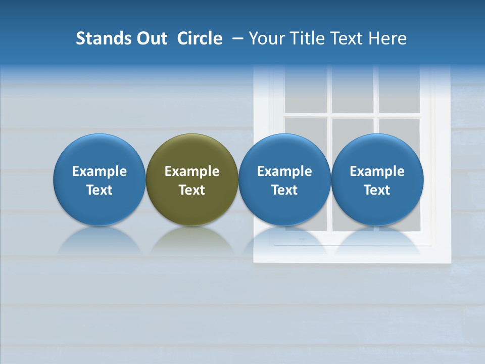 Traditional Exterior Wood PowerPoint Template