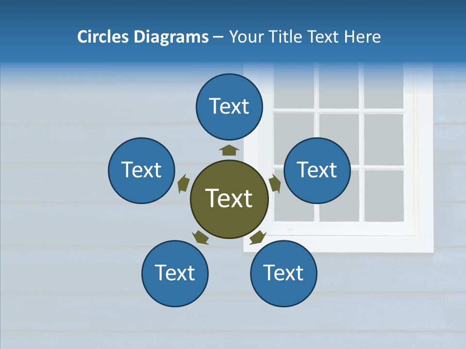 Traditional Exterior Wood PowerPoint Template
