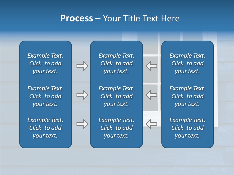Traditional Exterior Wood PowerPoint Template