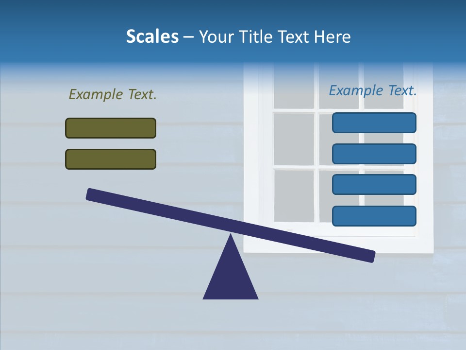 Traditional Exterior Wood PowerPoint Template