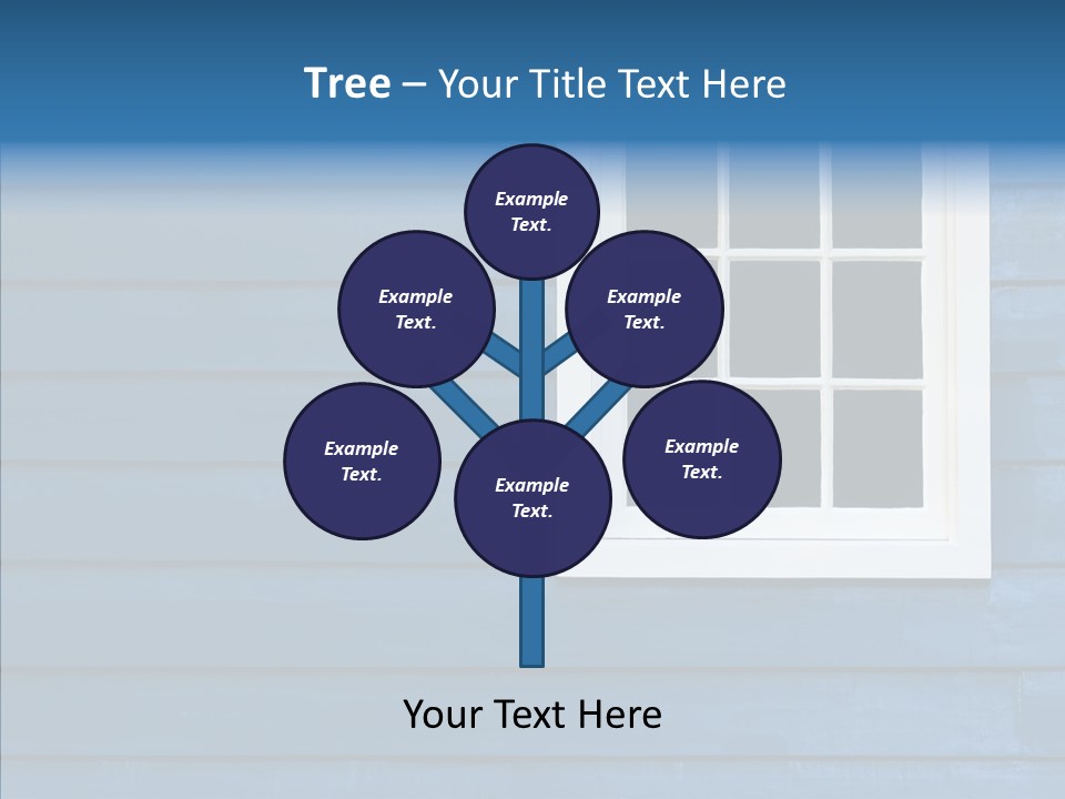 Traditional Exterior Wood PowerPoint Template