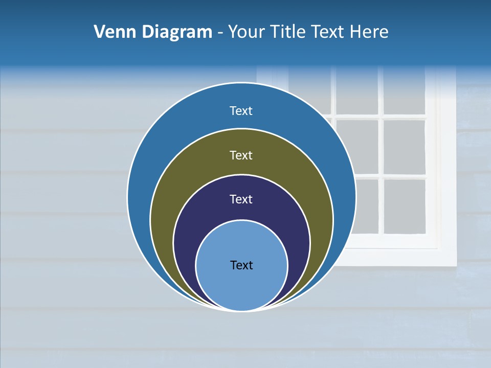 Traditional Exterior Wood PowerPoint Template