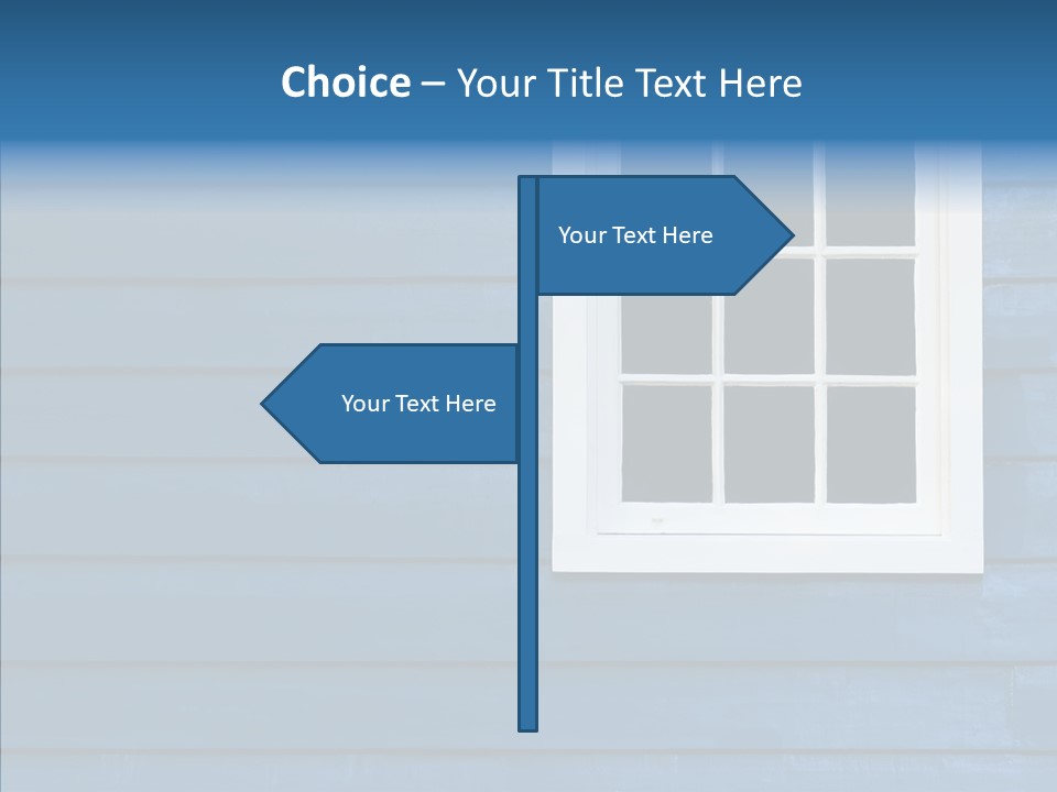 Traditional Exterior Wood PowerPoint Template