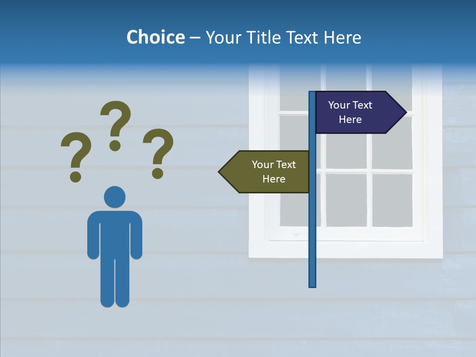 Traditional Exterior Wood PowerPoint Template