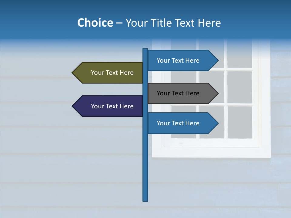 Traditional Exterior Wood PowerPoint Template