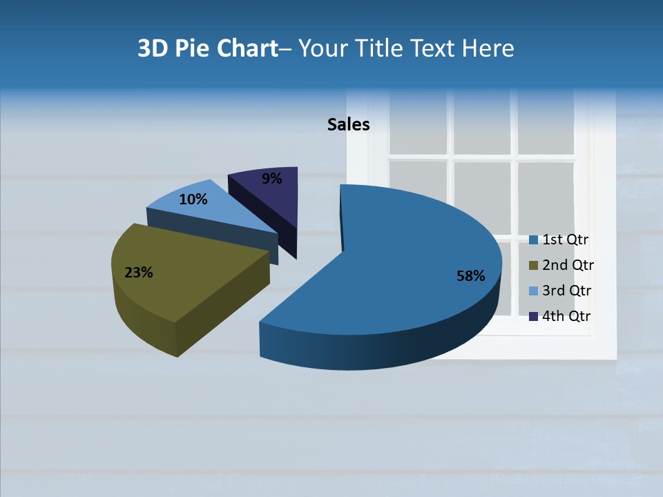 Traditional Exterior Wood PowerPoint Template