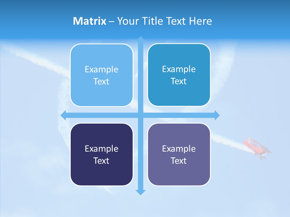 Formation Shape Flight PowerPoint Template