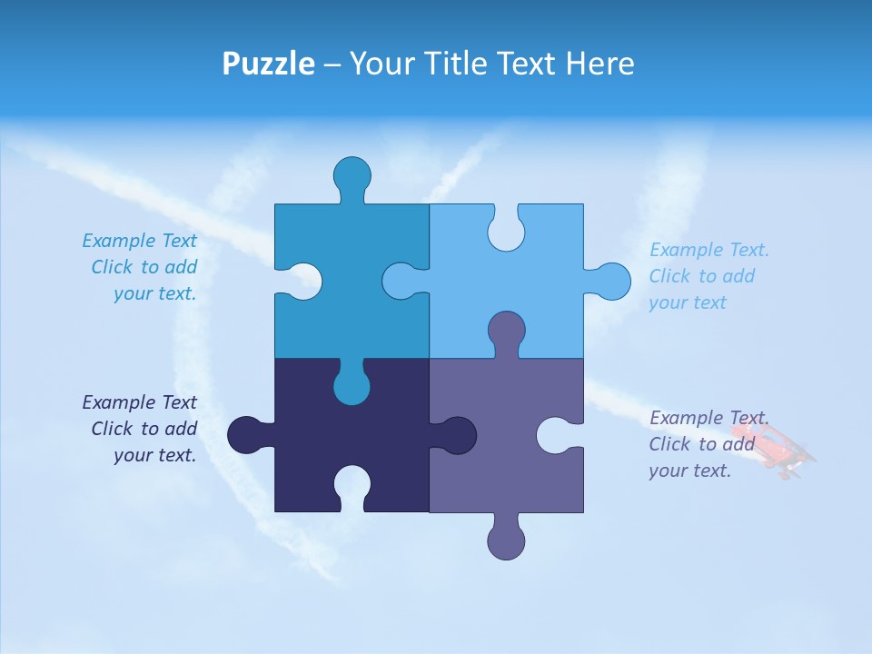 Formation Shape Flight PowerPoint Template