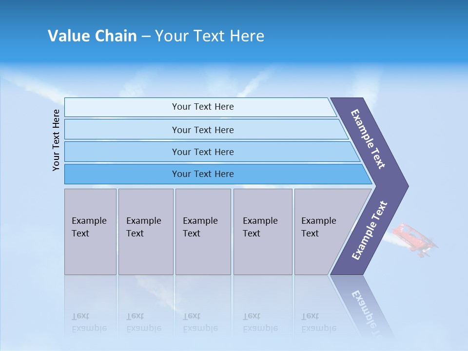 Formation Shape Flight PowerPoint Template