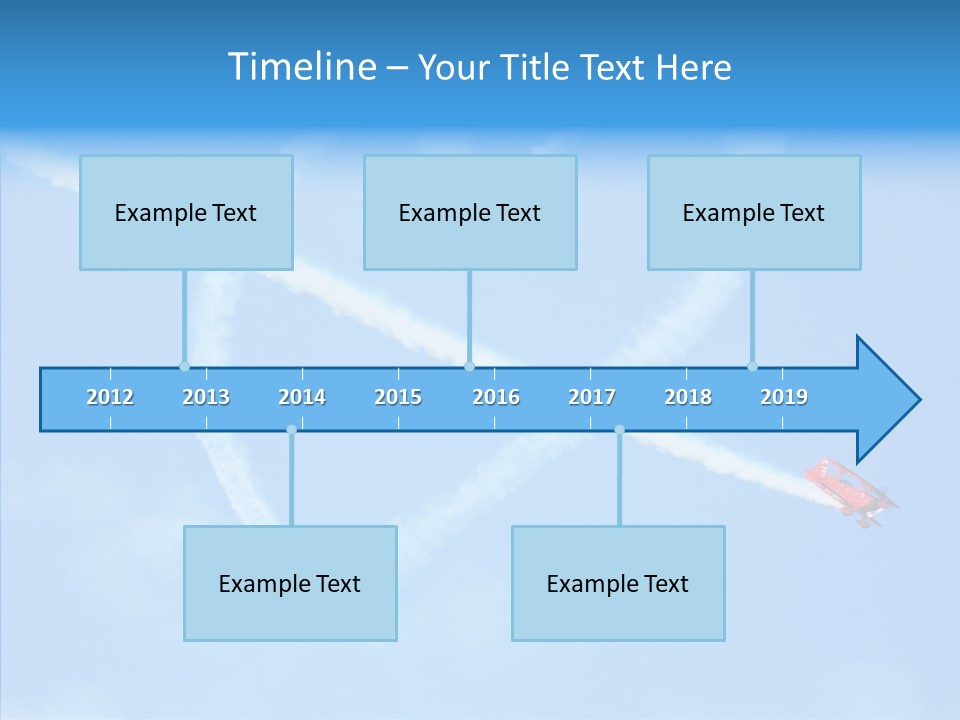 Formation Shape Flight PowerPoint Template