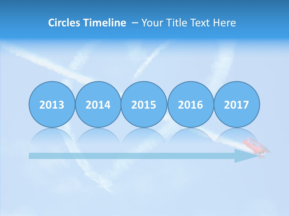 Formation Shape Flight PowerPoint Template