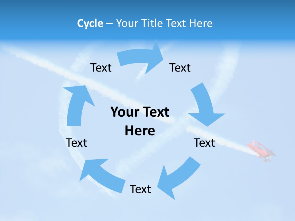 Formation Shape Flight PowerPoint Template