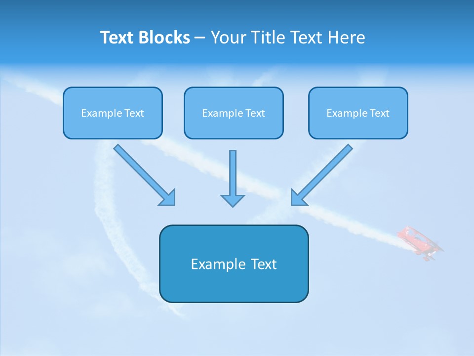 Formation Shape Flight PowerPoint Template