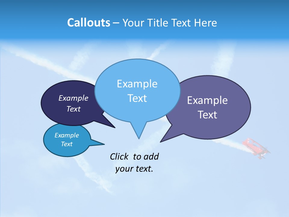 Formation Shape Flight PowerPoint Template