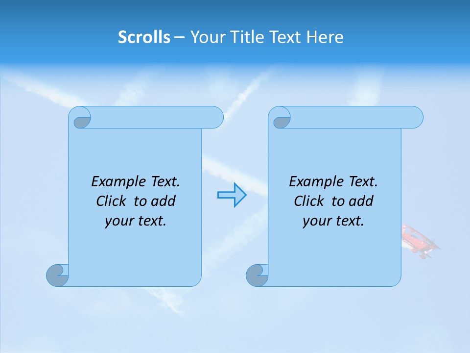 Formation Shape Flight PowerPoint Template