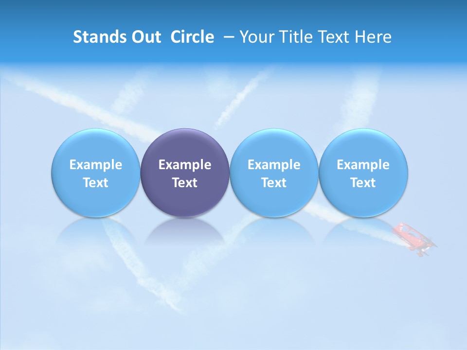 Formation Shape Flight PowerPoint Template