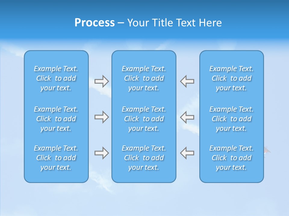 Formation Shape Flight PowerPoint Template