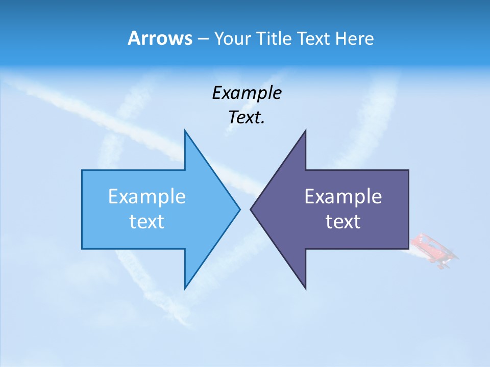 Formation Shape Flight PowerPoint Template