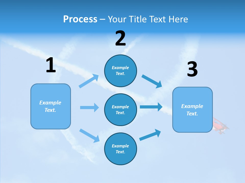 Formation Shape Flight PowerPoint Template