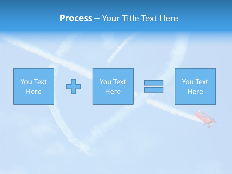 Formation Shape Flight PowerPoint Template