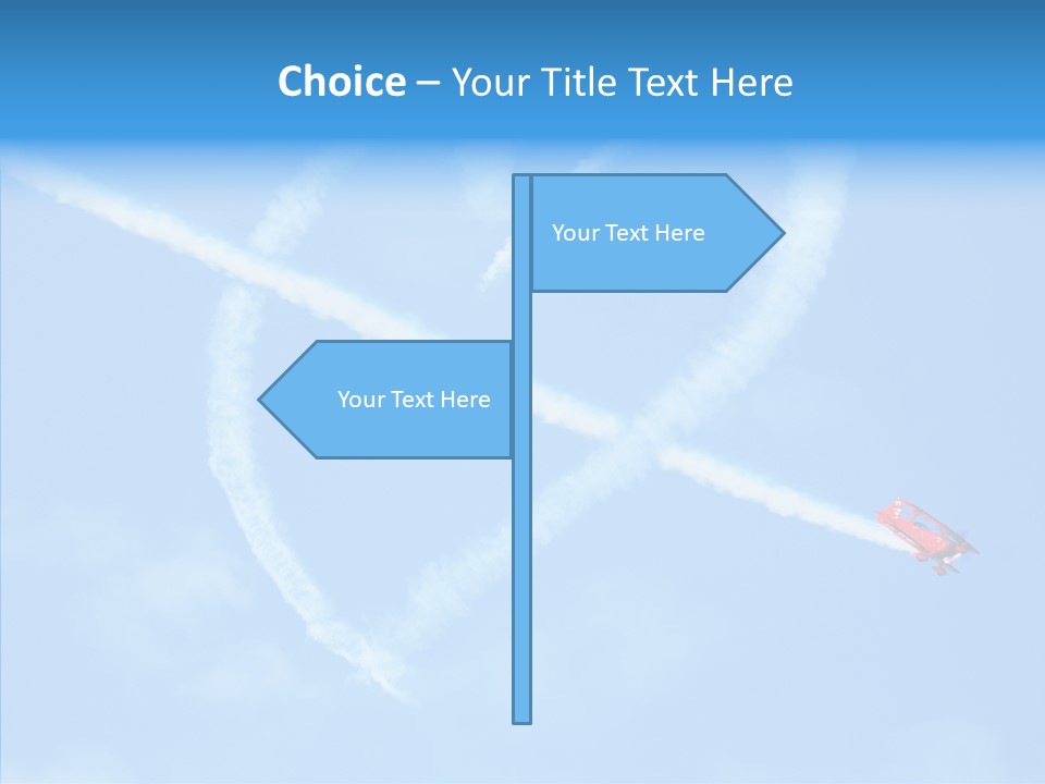 Formation Shape Flight PowerPoint Template
