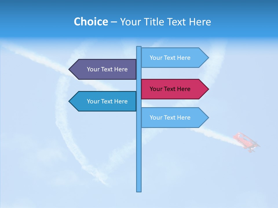 Formation Shape Flight PowerPoint Template