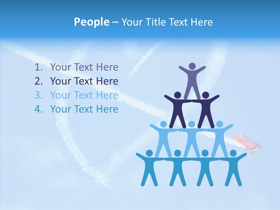 Formation Shape Flight PowerPoint Template