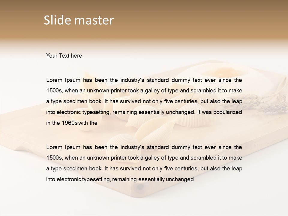 Wheat Flour Culinary PowerPoint Template