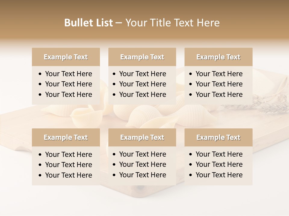 Wheat Flour Culinary PowerPoint Template