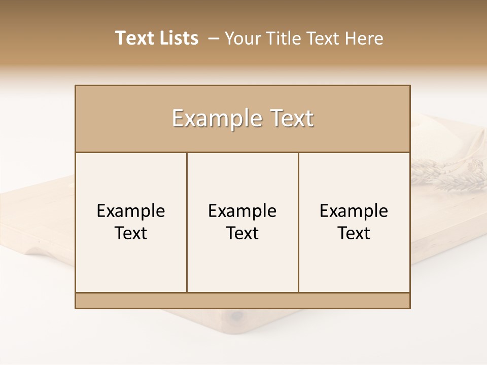 Wheat Flour Culinary PowerPoint Template