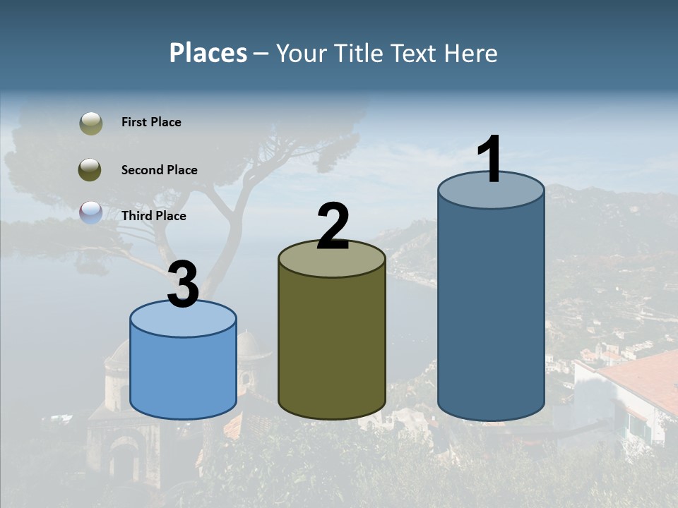 Coastal Yacht Sunshine PowerPoint Template