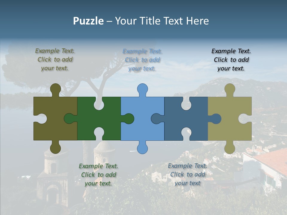 Coastal Yacht Sunshine PowerPoint Template