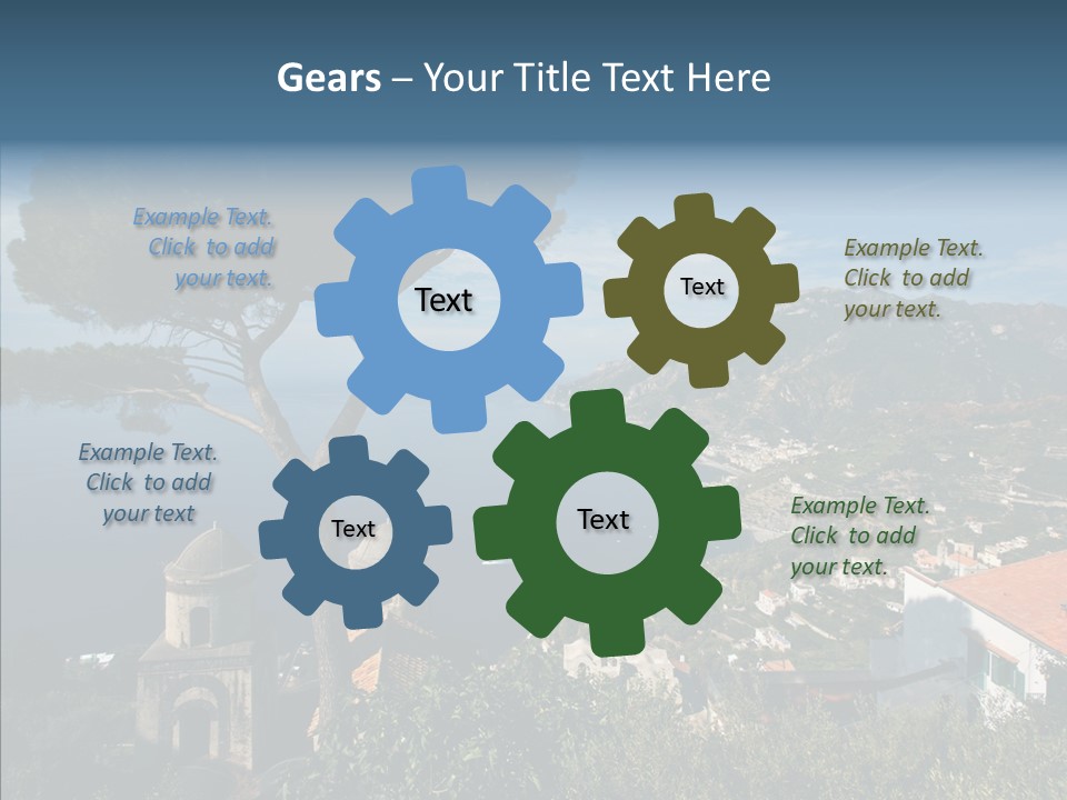 Coastal Yacht Sunshine PowerPoint Template