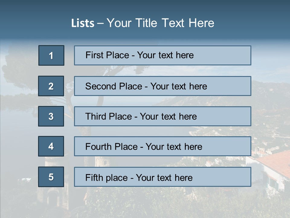Coastal Yacht Sunshine PowerPoint Template