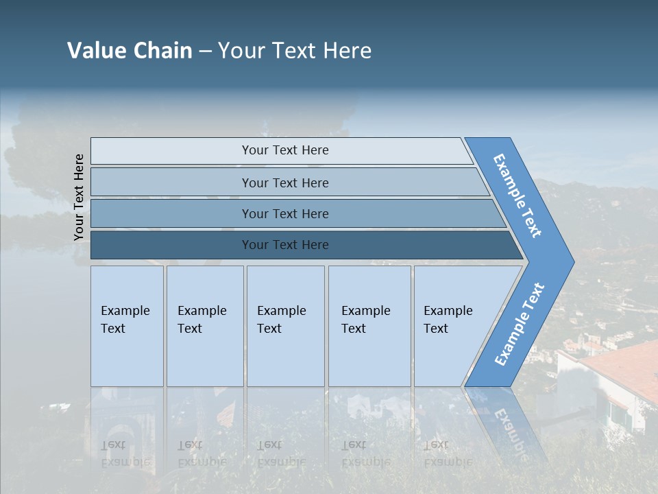 Coastal Yacht Sunshine PowerPoint Template