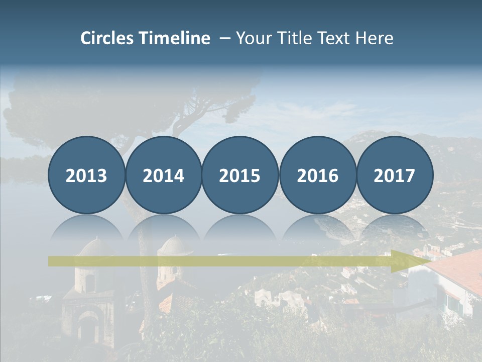 Coastal Yacht Sunshine PowerPoint Template