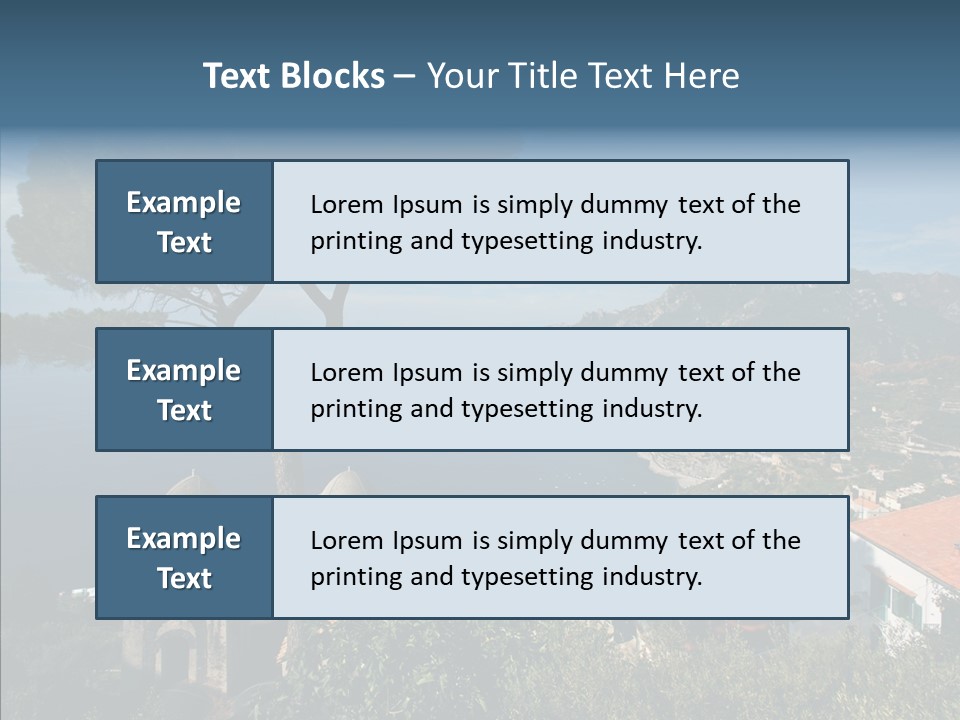 Coastal Yacht Sunshine PowerPoint Template