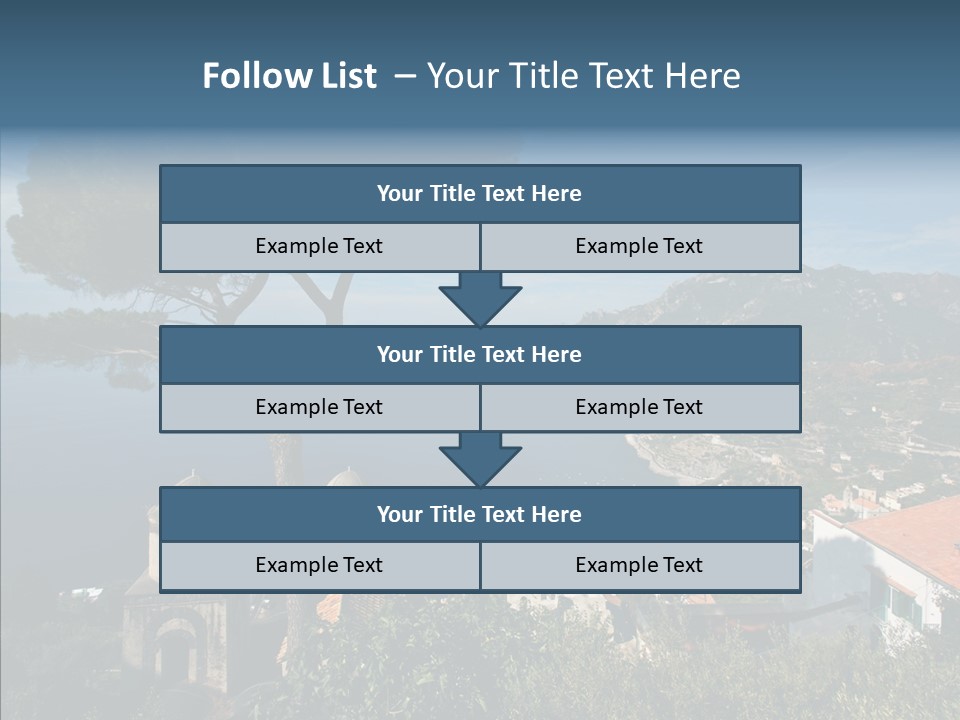 Coastal Yacht Sunshine PowerPoint Template