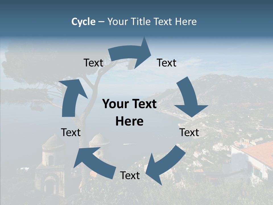 Coastal Yacht Sunshine PowerPoint Template