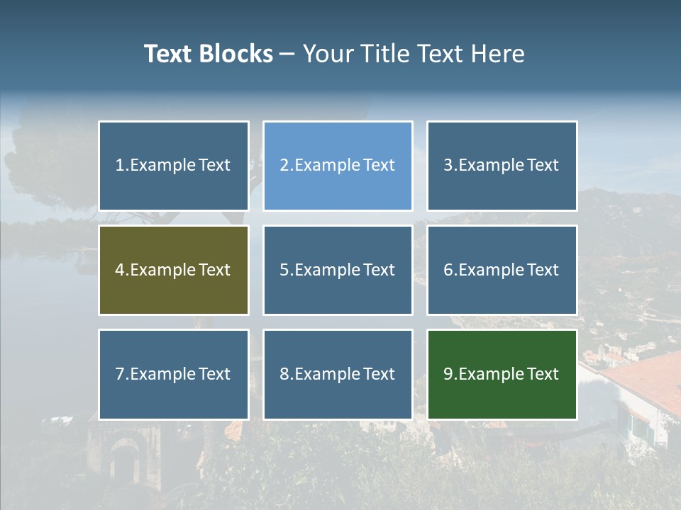 Coastal Yacht Sunshine PowerPoint Template