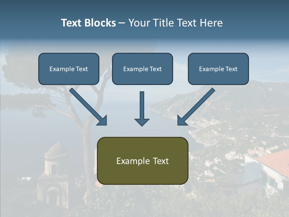 Coastal Yacht Sunshine PowerPoint Template