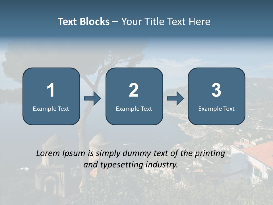 Coastal Yacht Sunshine PowerPoint Template