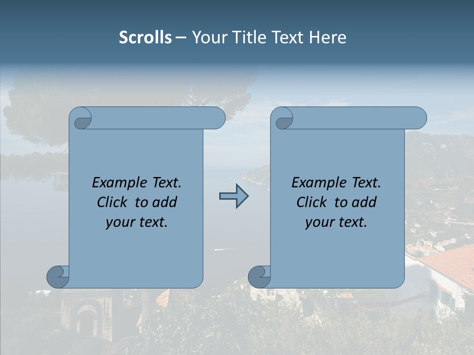 Coastal Yacht Sunshine PowerPoint Template